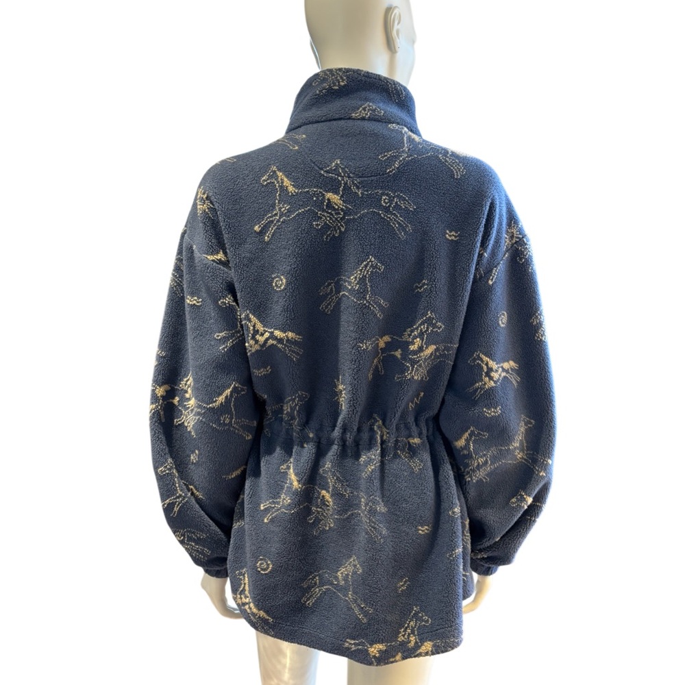 Vintage Tsunami Horse Fleece Sweater Jacket - Picture 3 of 16